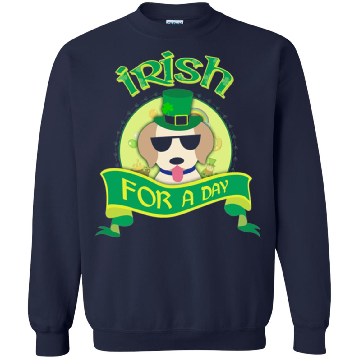Saint Patrick_s Day 2018 T-shirt Amazing I_m Irish Labrador Navy
