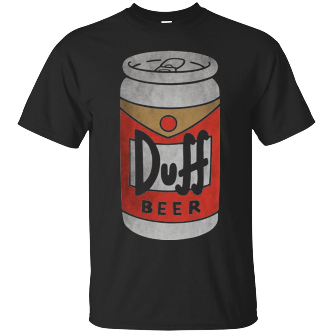 Beer Lovers T-shirt Duff Beer Black