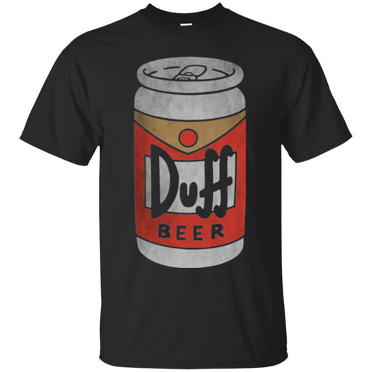Beer Lovers T-shirt Duff Beer Black