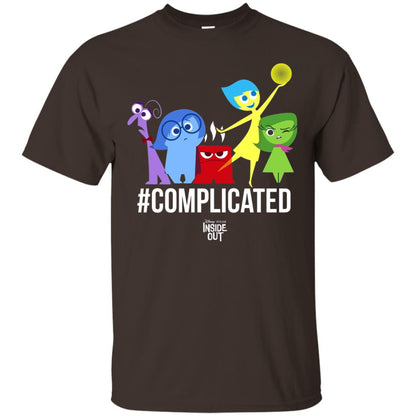 Inside Out Complicated Emotions Graphic T-shirt Dark Chocolate
