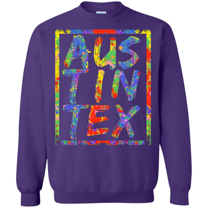 Austin Texas T-shirt Purple