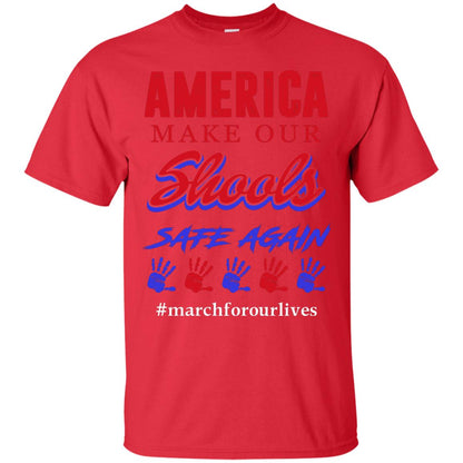 America Make Our Schools Safe Again Red