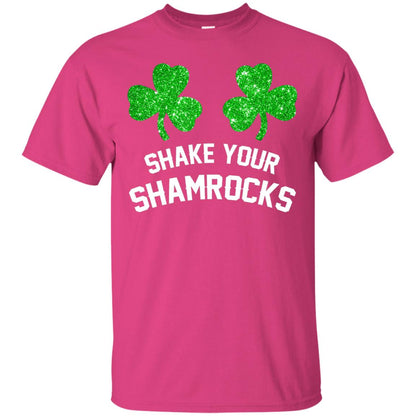 Shake Your Shamrocks St. Patrick_s Day T-shirt Heliconia