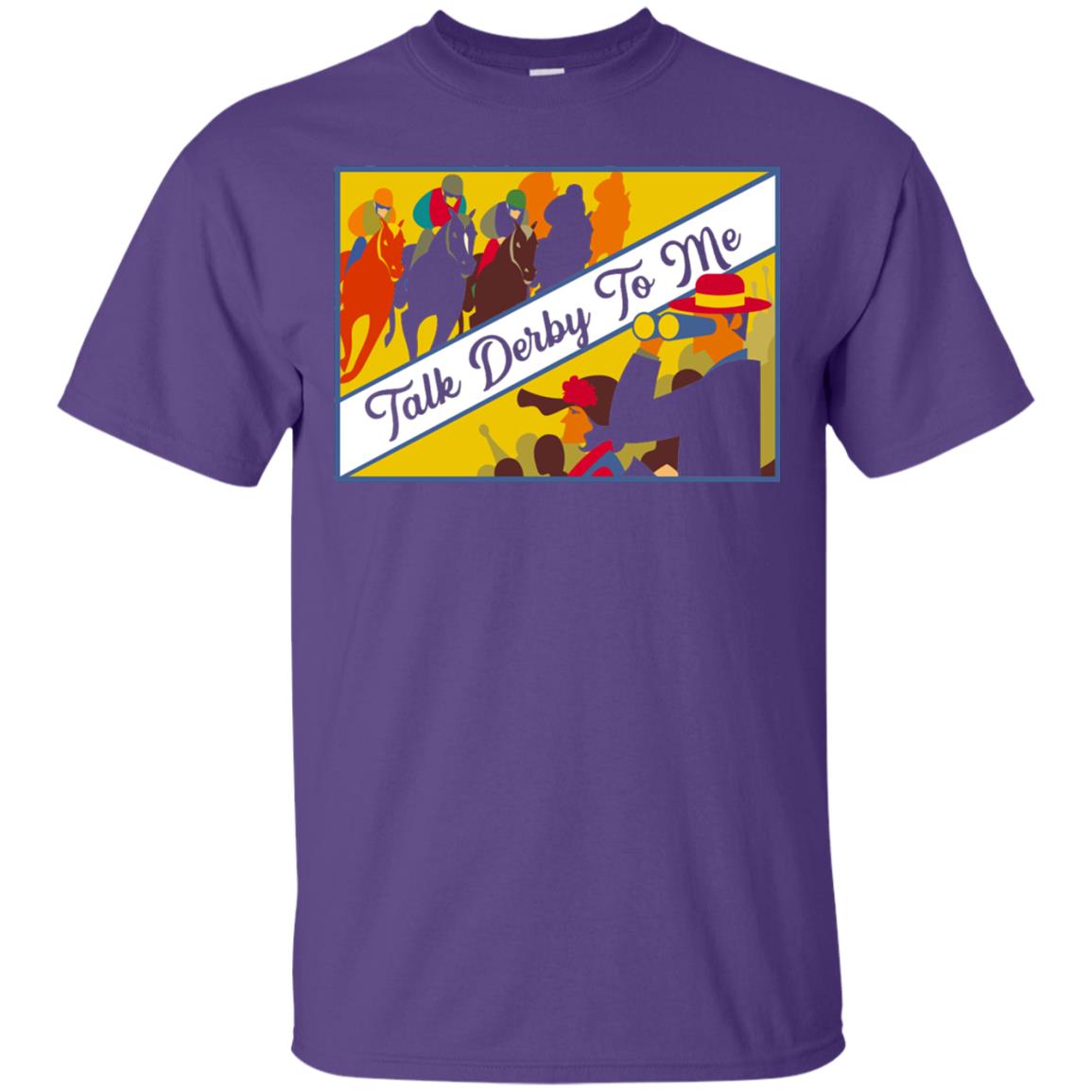 Kentucky Horse Racing Derby Day 2018 Talk Derby To Me Shirt Purple