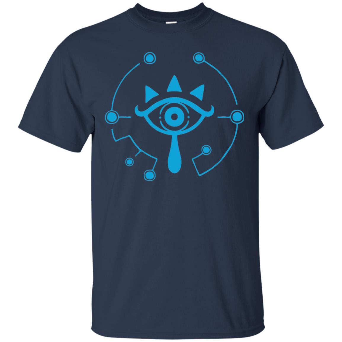 Nintendo Zelda Breath Of The Wild Sheikah Eye Logo T-shirt Navy