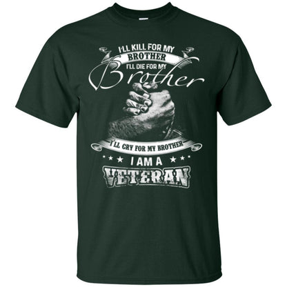 Veteran T-shirt I Am A Veteran Forest Green