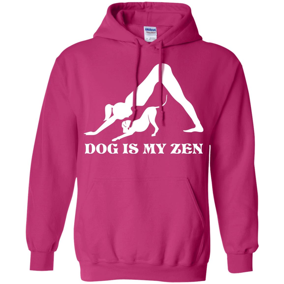 Yoga Dog T-shirt Dog Is My Zen Heliconia