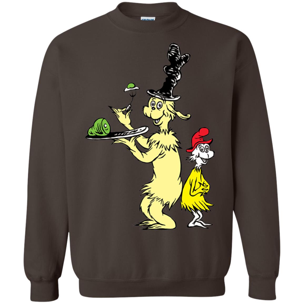 Dr. Seuss I Like Green Eggs And Ham T-shirt Dark Chocolate