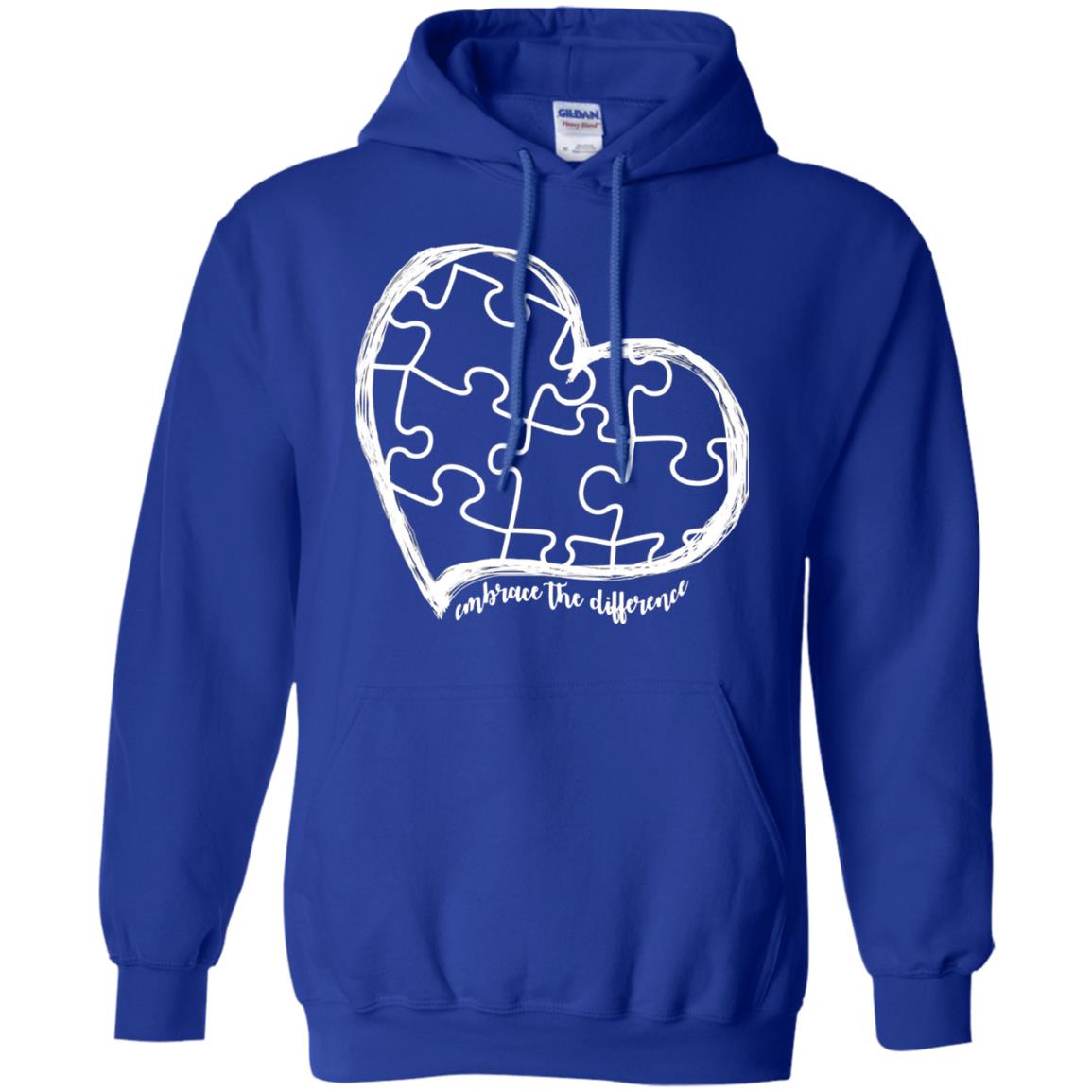 Autism Awareness Embrace Differences Shirt Royal