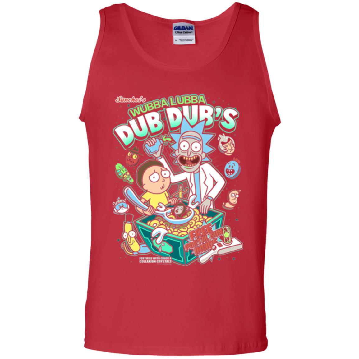 Movie T-shirt Wubba Luba Dub Dub_s Cereal Red