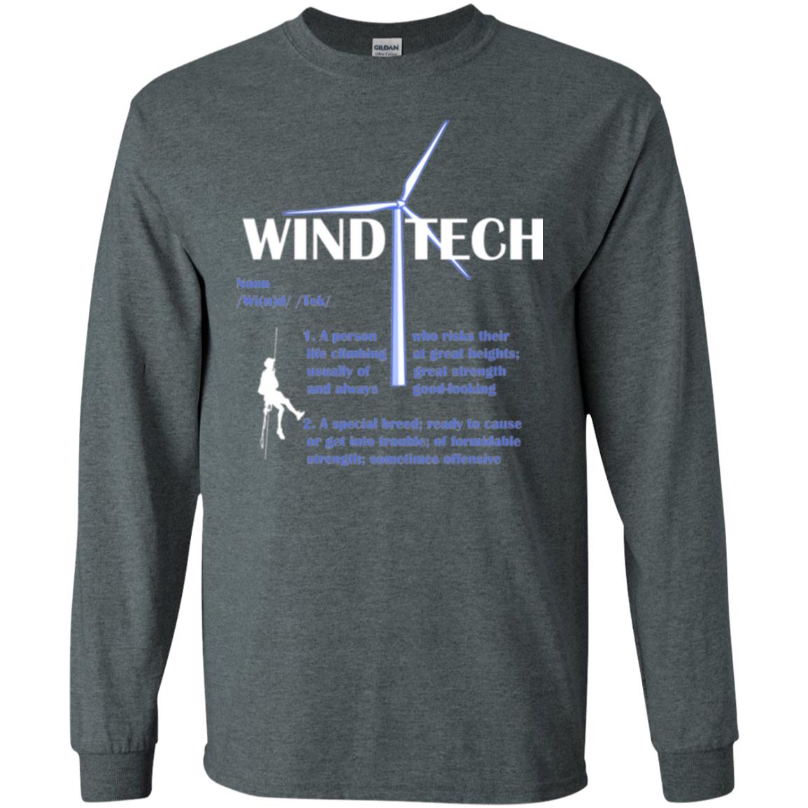 Wind Tech Definition T-shirt Dark Heather