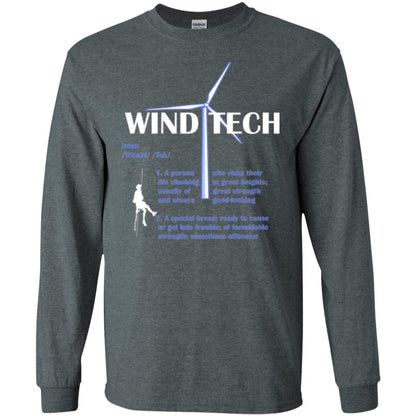 Wind Tech Definition T-shirt Dark Heather