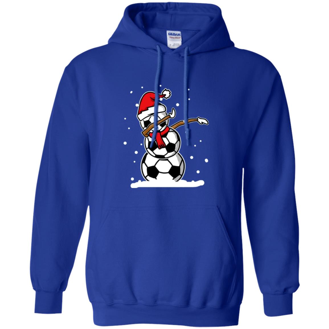 Christmas T-shirt Dabbing Snowman Ball Royal