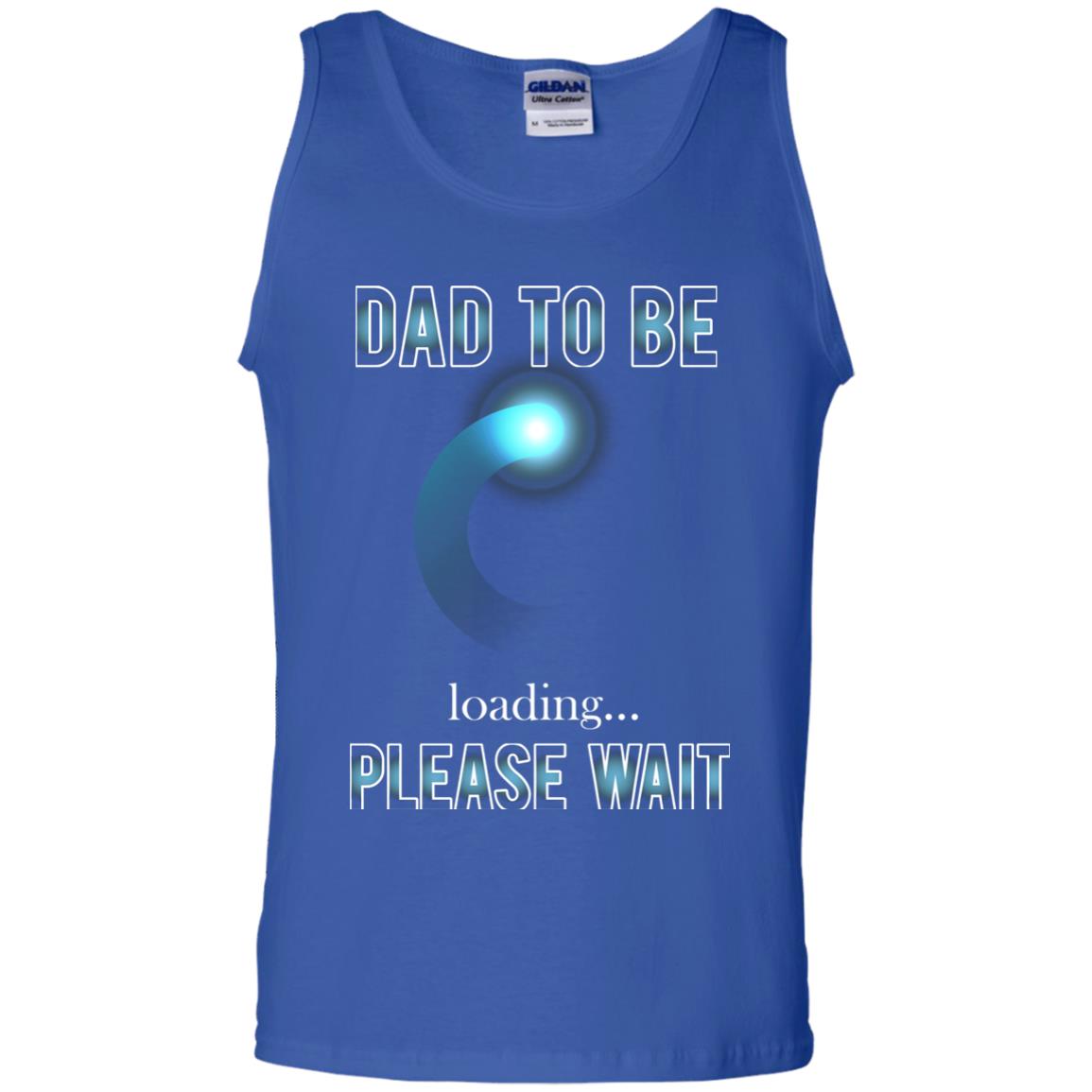 Daddy T-shirt Dad To Be Loading Please Wait Royal