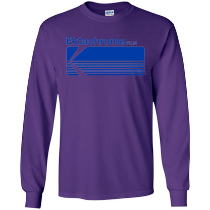 Logo T-shirt Vintage Ektachrome Film Purple