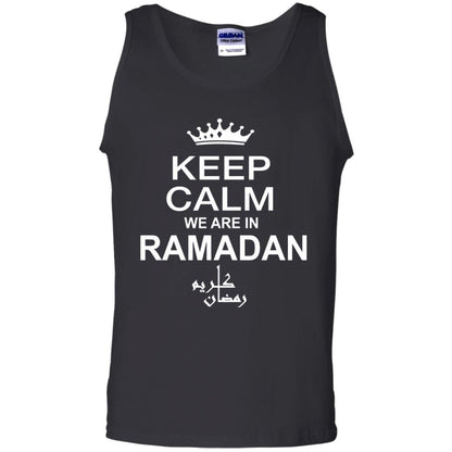 Fashion Casual Shirt Keep Calm We Are In Ramadan Black