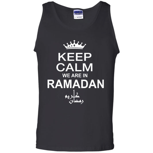 Fashion Casual Shirt Keep Calm We Are In Ramadan Black