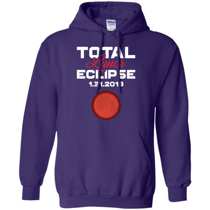 Eclipse January 31st 2018 Total Lunar Eclipse T-shirt Blood Moon Purple