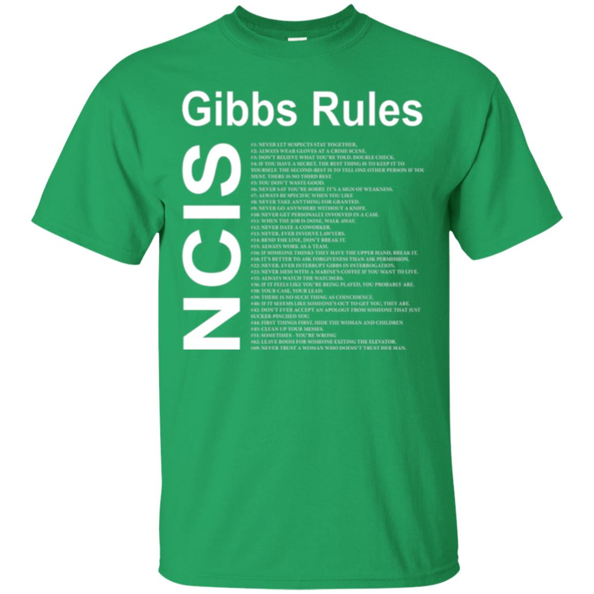 Gibbs Rules T-shirt Irish Green