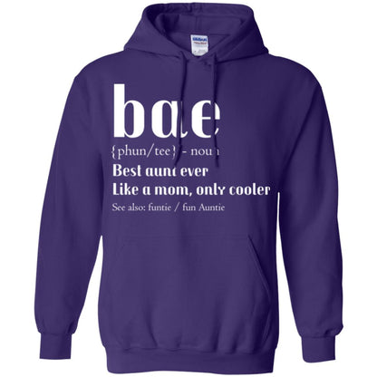 Aunt T-shirt Bae Best Aunt Ever Purple