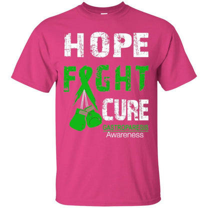 Gastroparesis Awareness T-shirt Hope Fight Cure Gastroparesis Awareness Heliconia