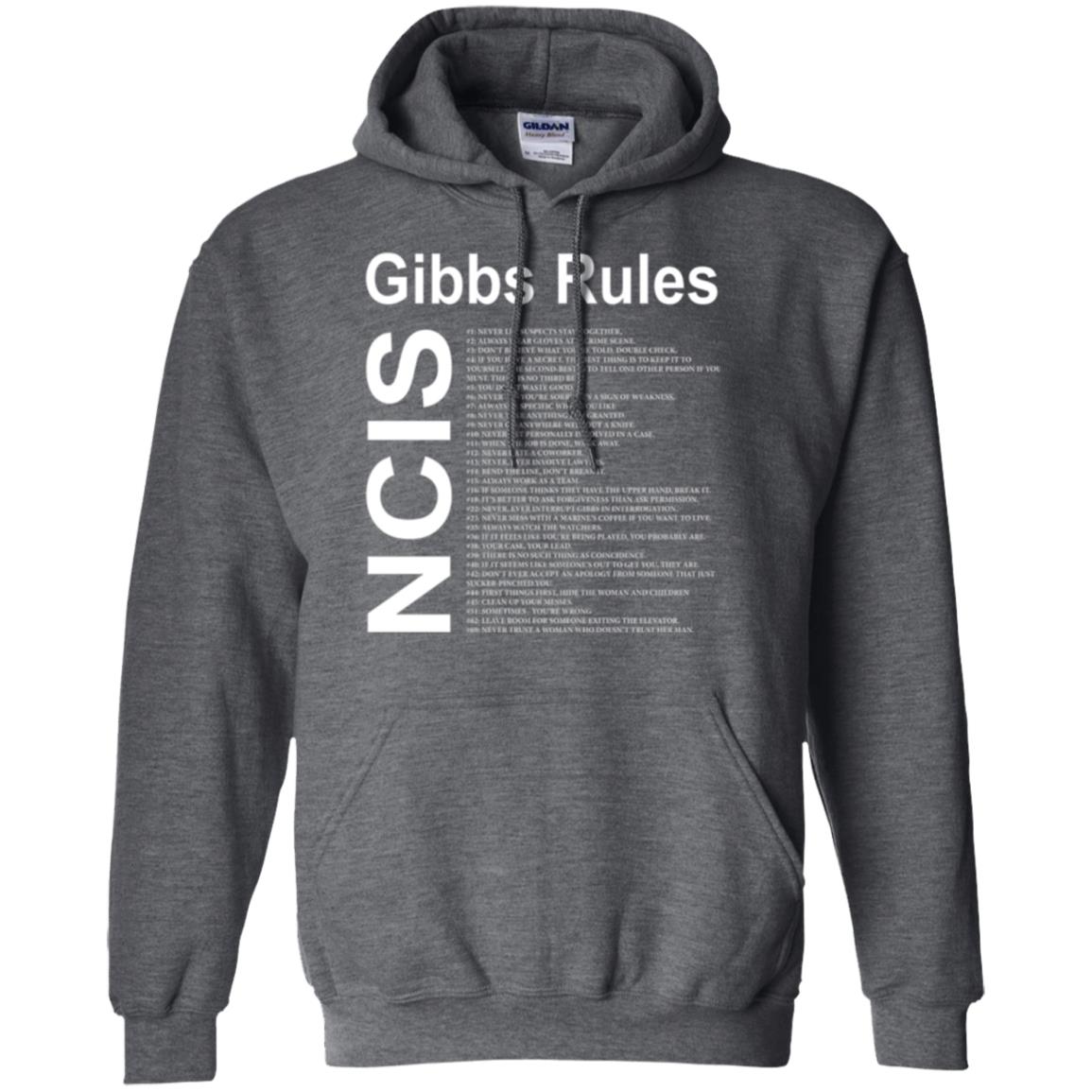 Gibbs Rules T-shirt Dark Heather