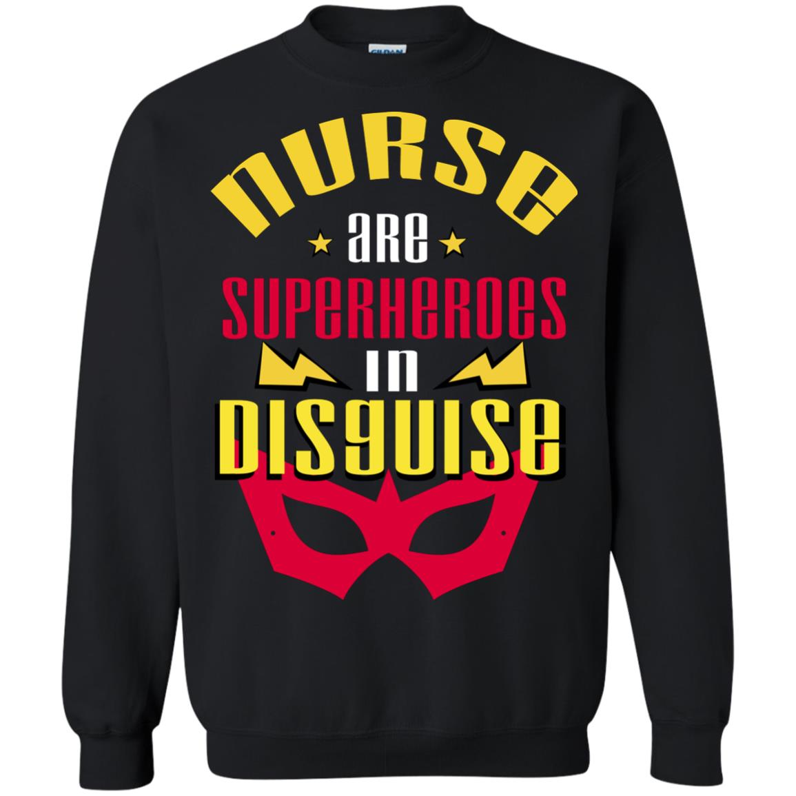Nurse Are Superheroes In Disguise Movie Fan T-shirt Black