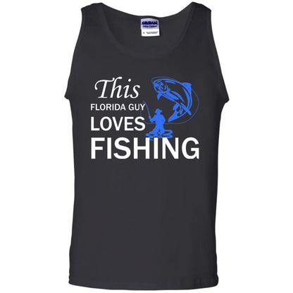 This Florida Guy Love Fishing Fisherman T-shirt Black