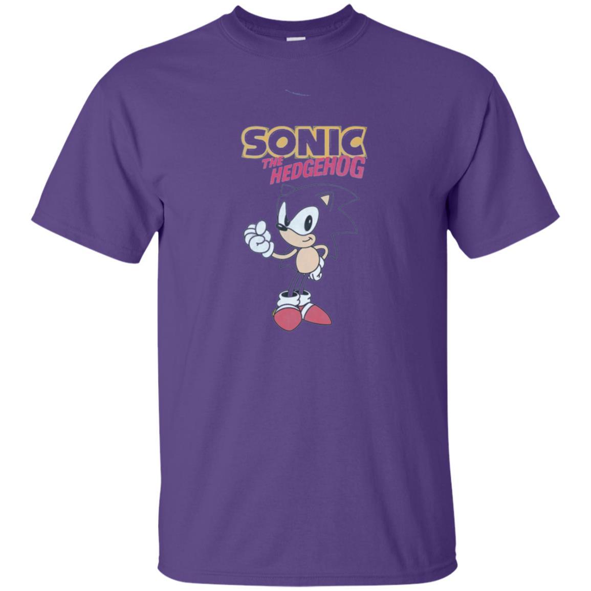 Movie T-Shirt Sonic The Hedgehog Purple