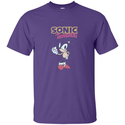 Movie T-Shirt Sonic The Hedgehog Purple