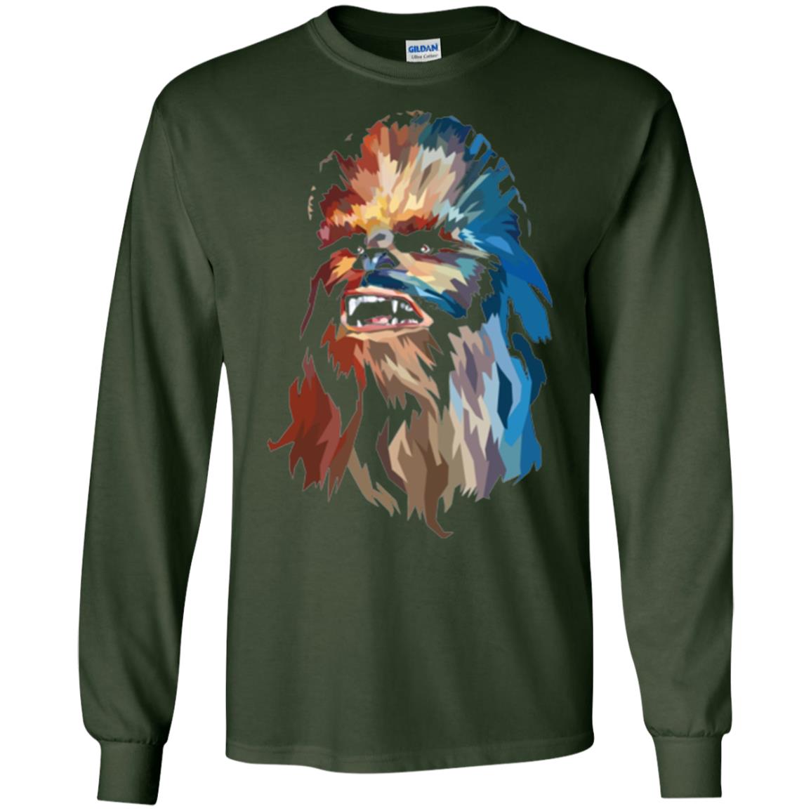 Chewbacca Art T-shirt Forest Green