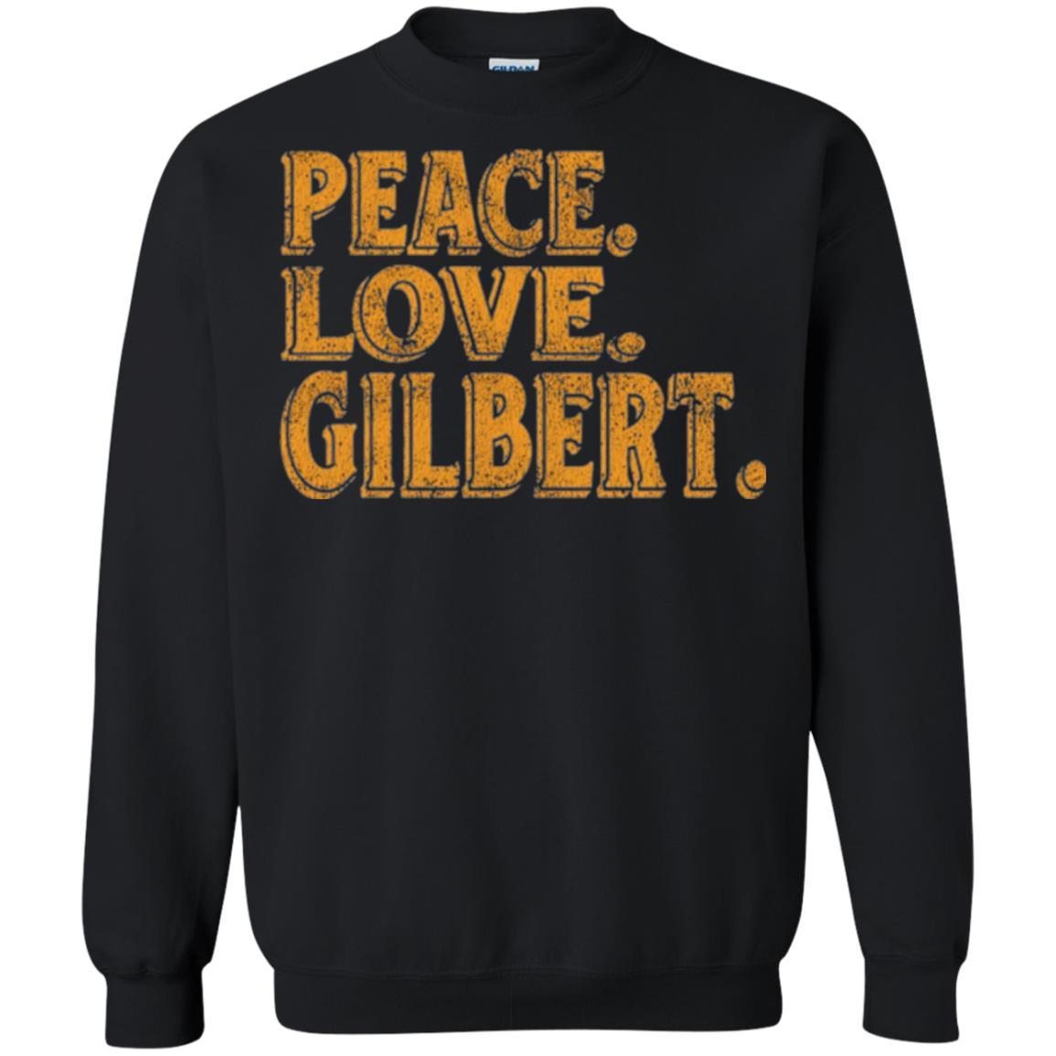 Peaceful T-shirt Peace Love Gilbert Black