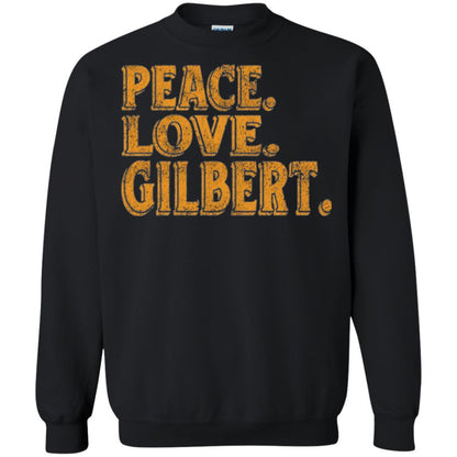 Peaceful T-shirt Peace Love Gilbert Black