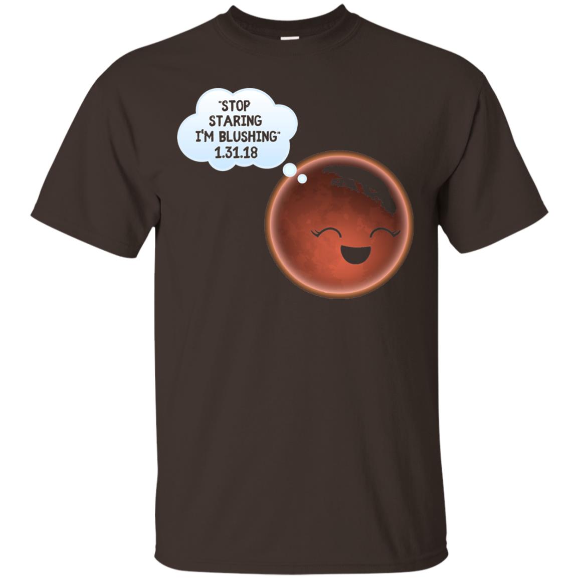 Celestial Total Lunar Eclipse 2018 T-shirt Funny Meme Dark Chocolate