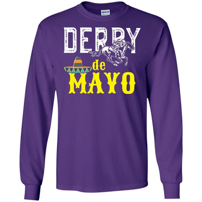 Cinco Derby De Mayo Horse Race Shirt Purple