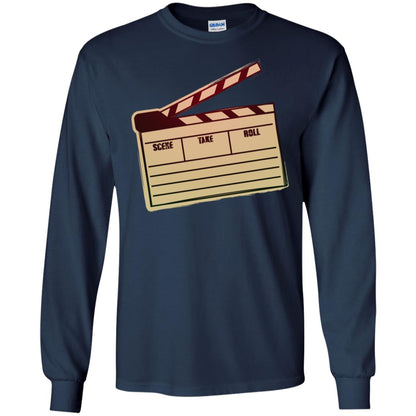 Movie Clapper Filmmaker Film Student Shirt Navy