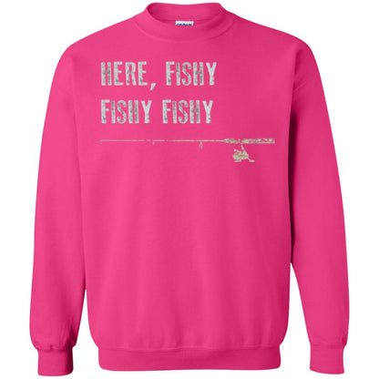 Fishing Lover T-shirt Here Fishy Fishy Heliconia