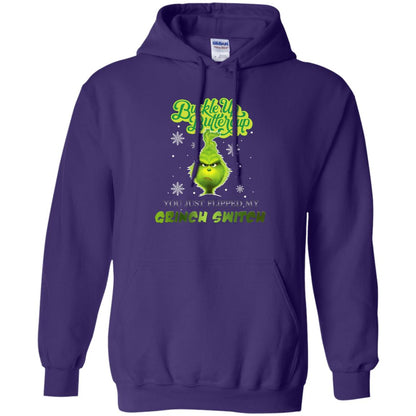 Buckle Up Butter Cup You Just Flipped My Grinch Switch Movie Shirt Purple
