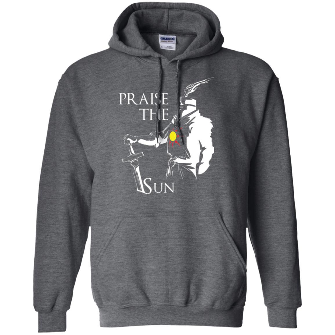 Gamer T-shirt Praise The Sun Knight T-shirt Dark Heather