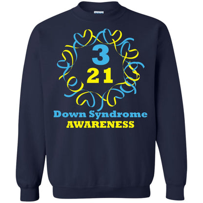 Down Syndrome Awareness T Shirt Navy