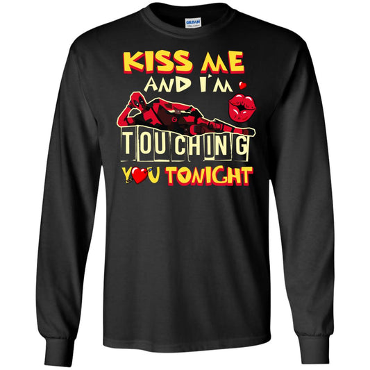 Kiss Me And I'm Touching You Tonight Film Lover T-shirt Black