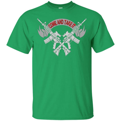 Military T-shirt Come And Take It Irish Green