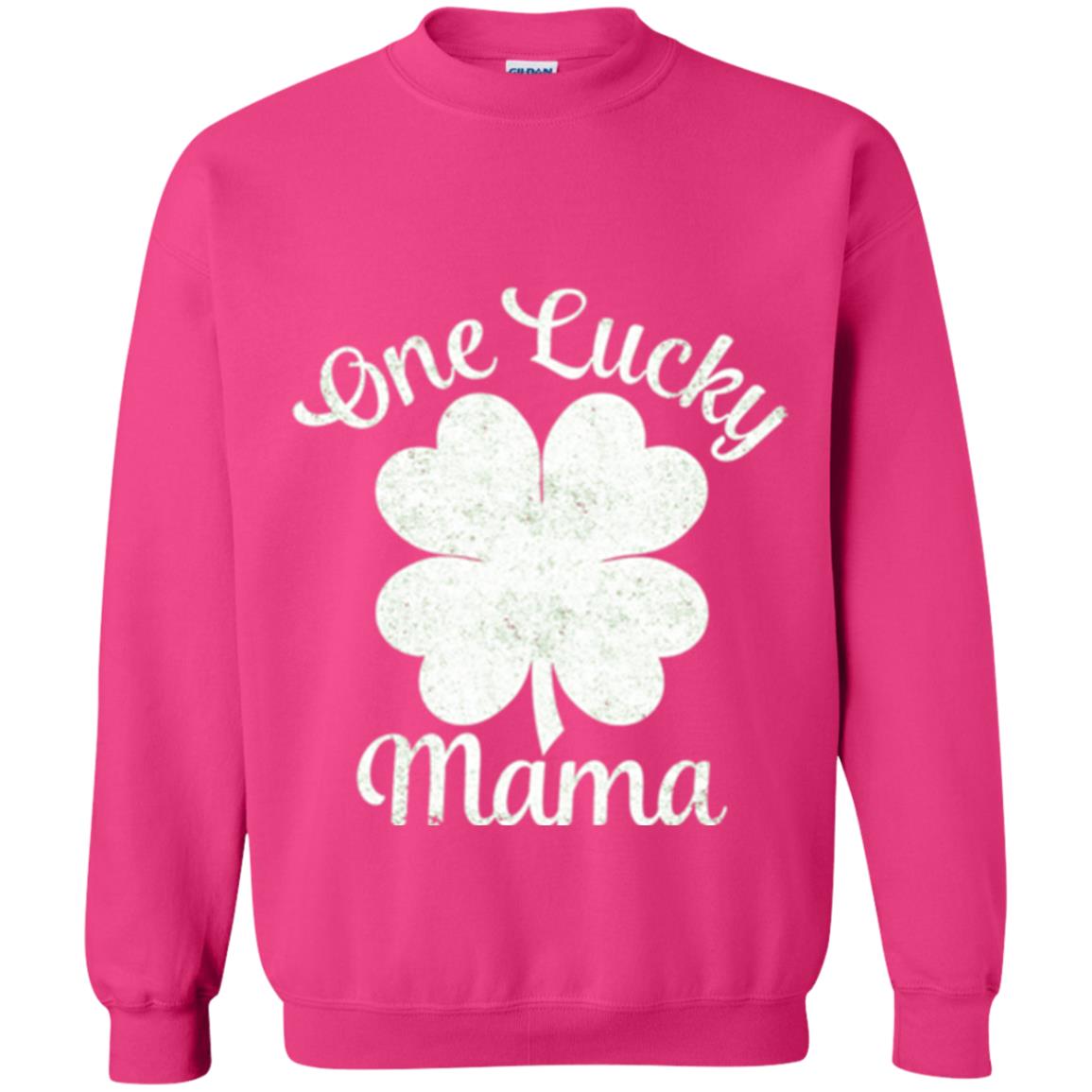One Lucky Shamrock Mama St. Patrick's Day T-shirt Heliconia