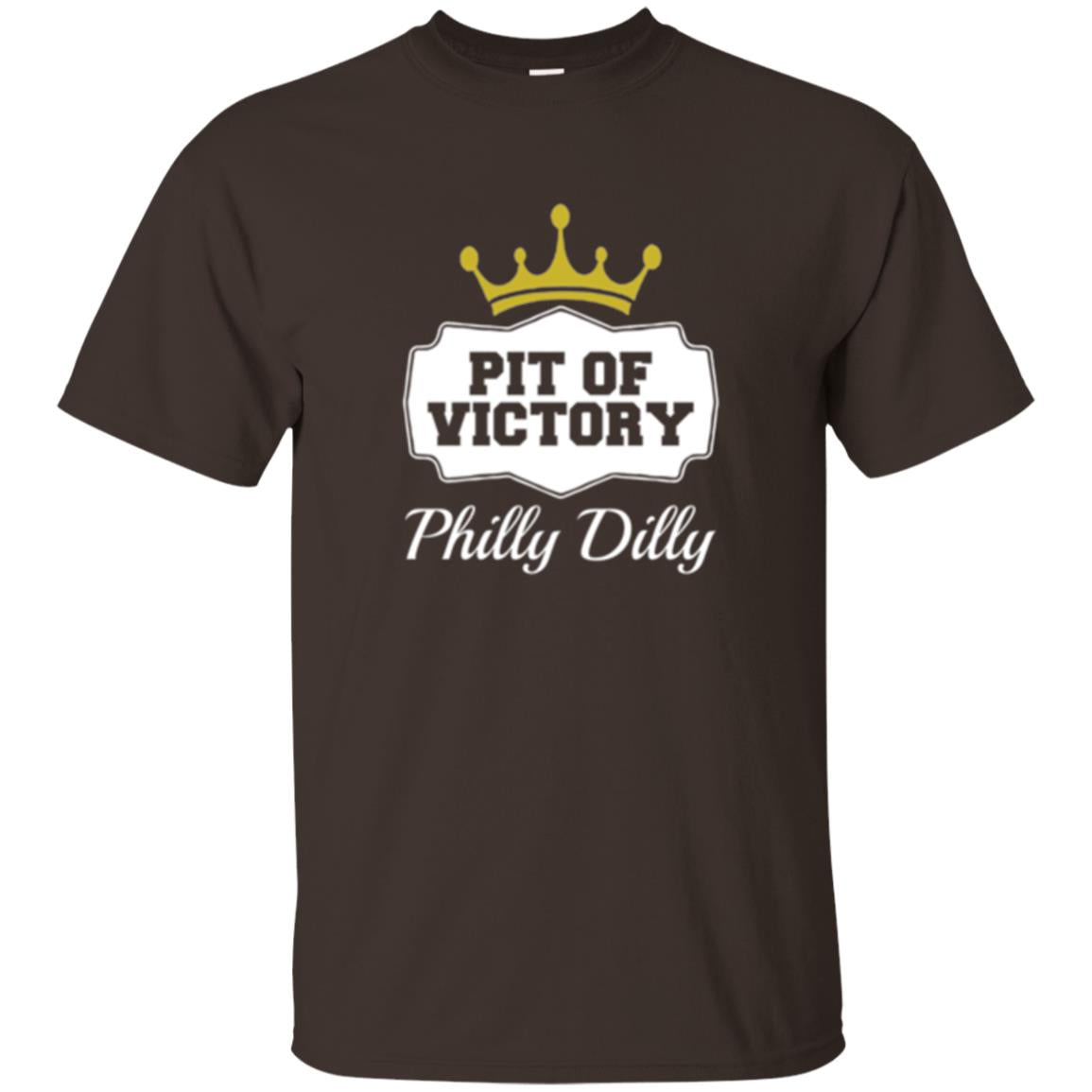 Football Lover T-shirt Philly Dilly Pit Of Victory T-shirt Dark Chocolate