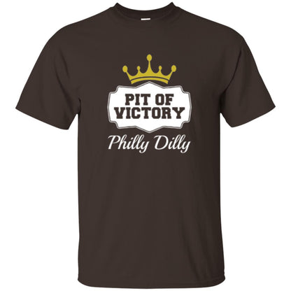 Football Lover T-shirt Philly Dilly Pit Of Victory T-shirt Dark Chocolate