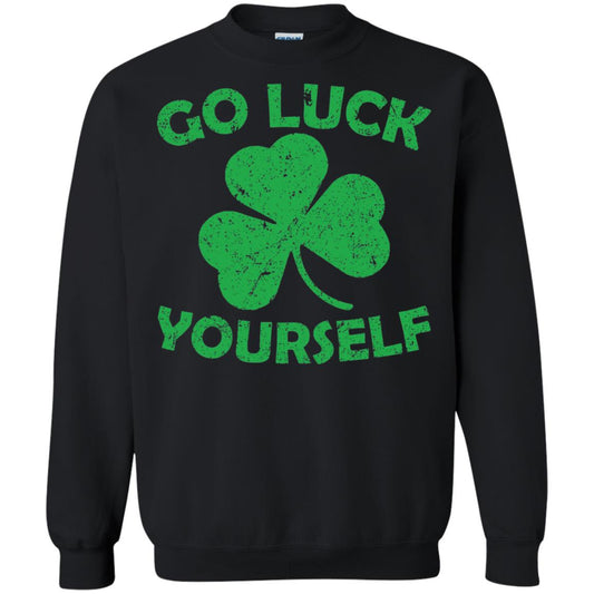 Go Luck Yourself St. Patrick_s Day T-shirt Black