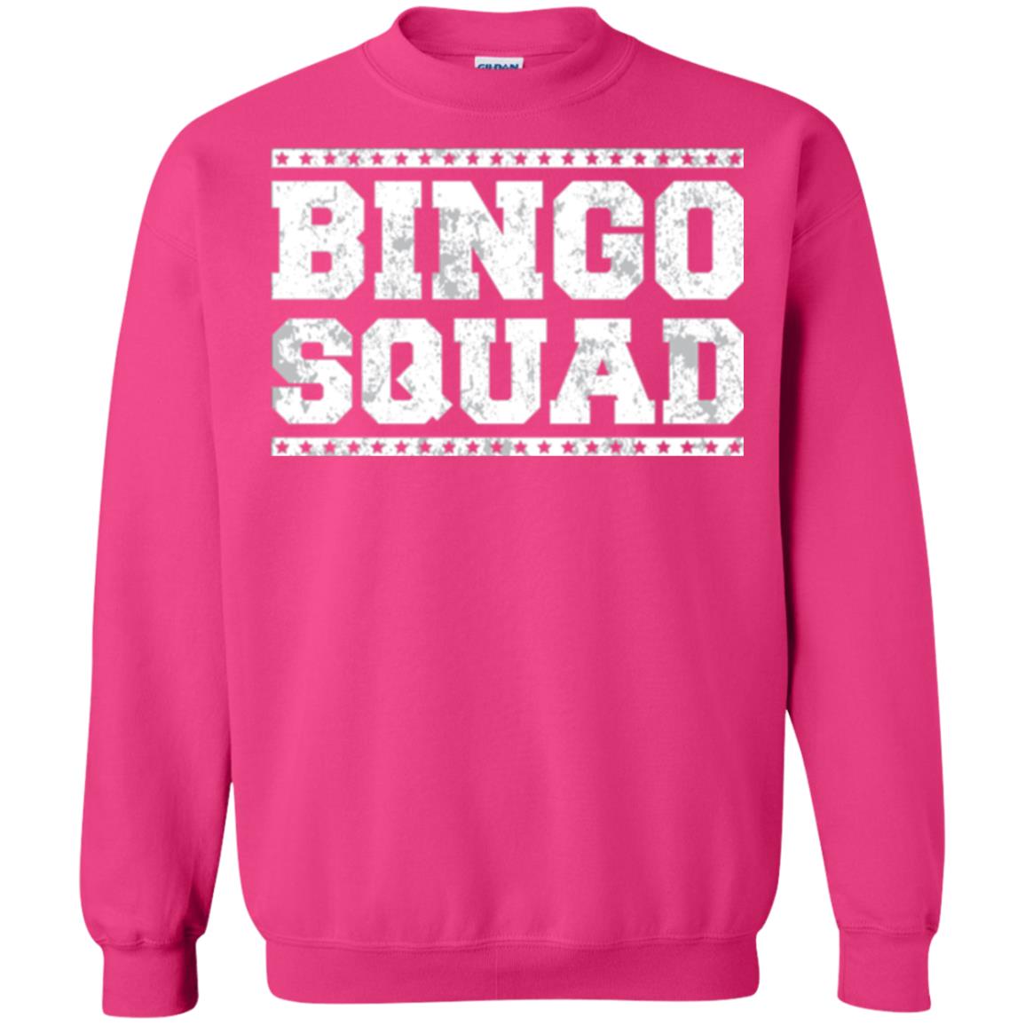 Bingo Squad Distressed Style Lucky Player T-shirt Heliconia