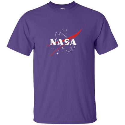 Nasa Full Blue Logo Graphic T-Shirt Purple