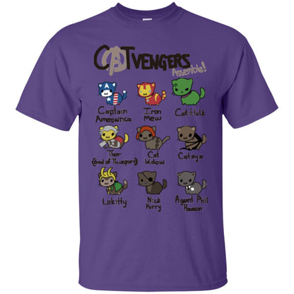 Catvengers Cat Lover Shirt Purple