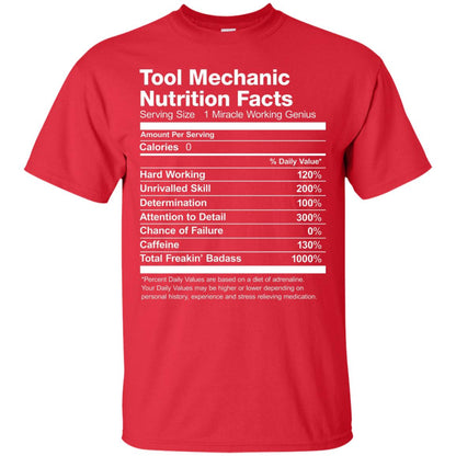 Tool Mechanic Uniform Funny T-shirt Red